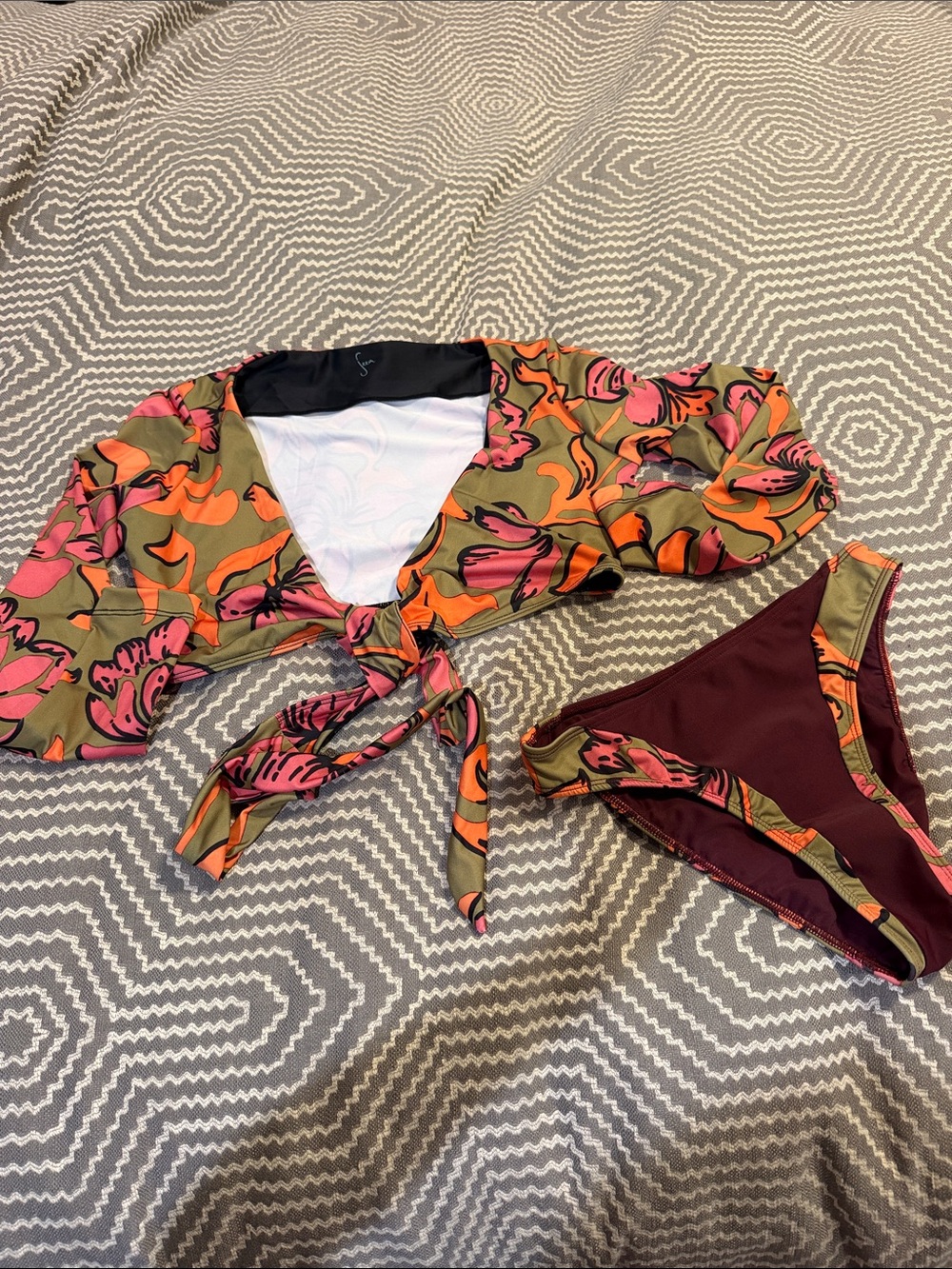 Seea Georgia Bikini Set Ecuador Print Rate &Discontinued
